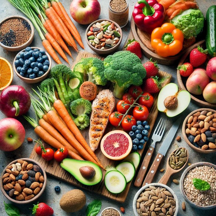 Oversigt over en tallerken opdelt i grøntsager, kulhydrater og protein som visuelt kostkoncept